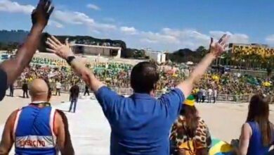 As manifestações em Brasília