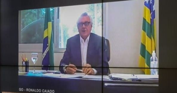 Video conferência Governador