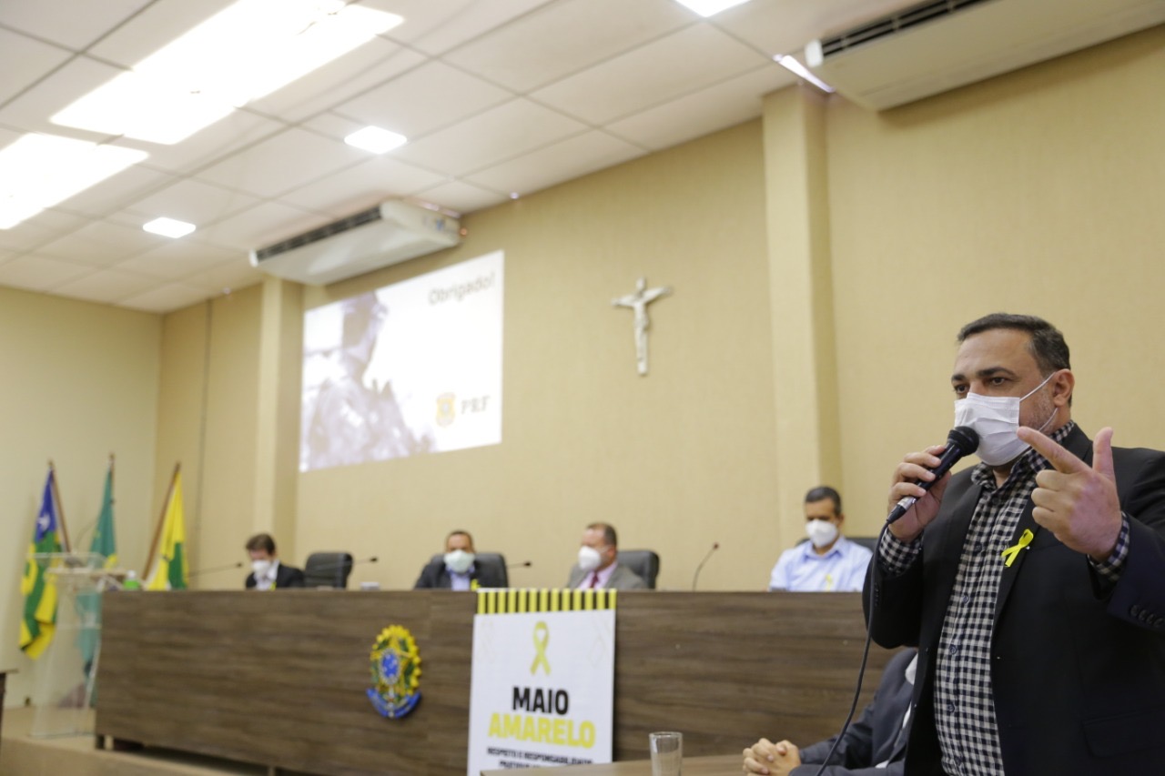 Câmara de Aparecida debate conscientização de acidentes de trânsito