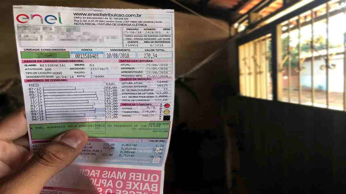 Renegociação de dívida com enel