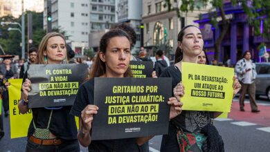 Protestos contra o “PL da Devastação” mobilizam Goiânia